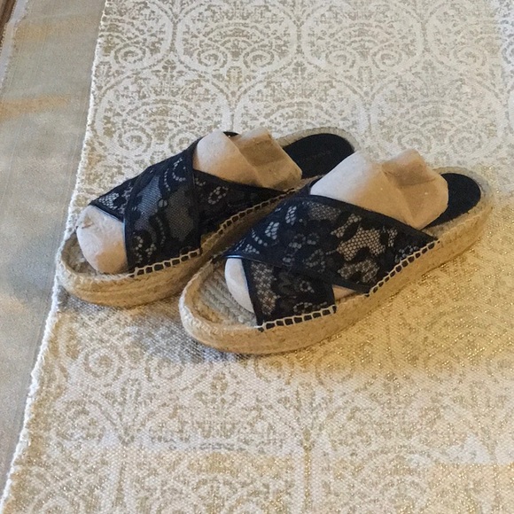 Zara Size 9.5 Euro 40 platform espadrilles - Unique! - Picture 2 of 6